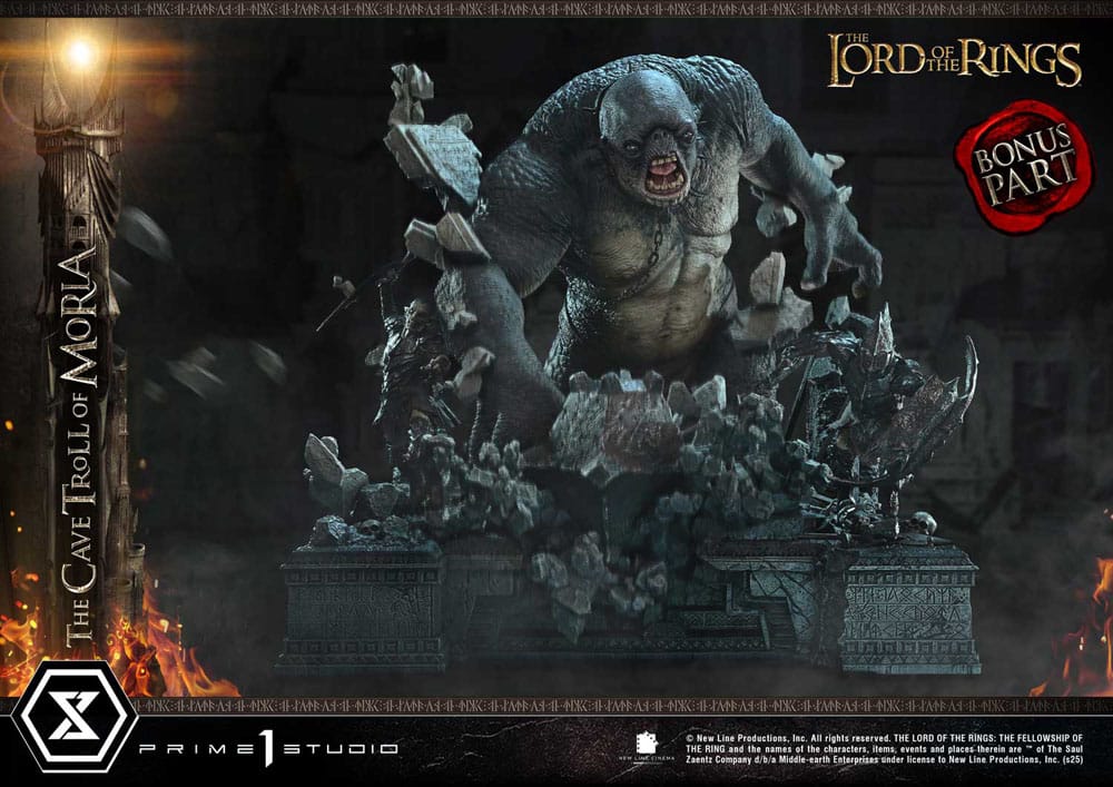 Der Herr der Ring Premium Masterline Series Statue 1/6 Cave Troll of Moria Bonus Version 91 cm - Smalltinytoystore