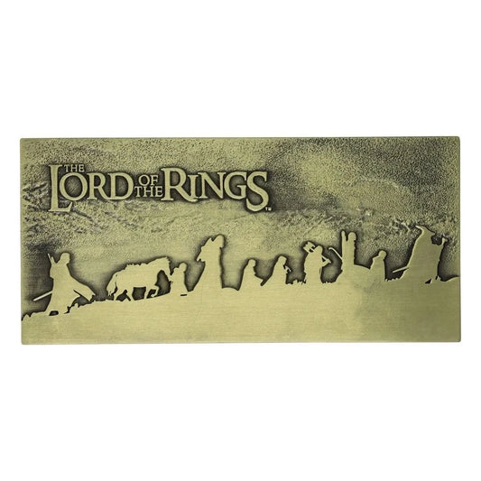 Der Herr der Ringe Me­tall­schild The Fellowship Limited Edition - Smalltinytoystore