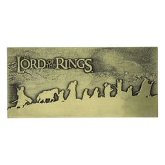 Der Herr der Ringe Me­tall­schild The Fellowship Limited Edition - Smalltinytoystore
