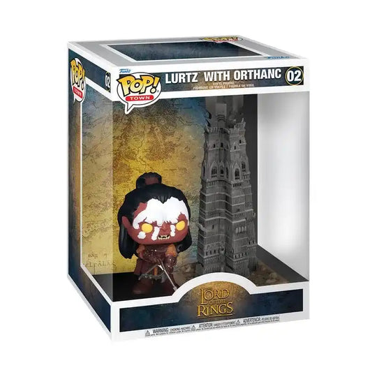 Der Herr der Ringe POP! Town Vinyl Figur Lurtz w/Tower 9 cm - Smalltinytoystore