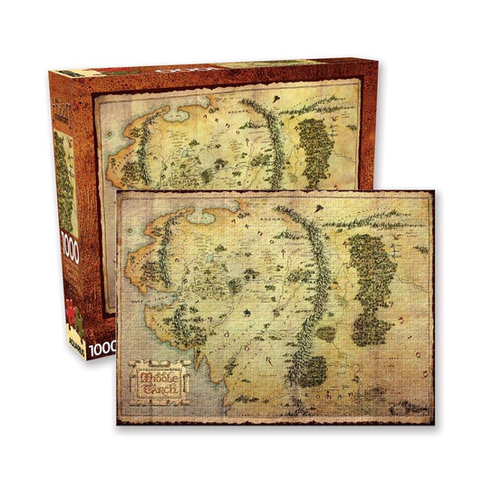 Der Hobbit Puzzle Map (1000 Teile) - Smalltinytoystore