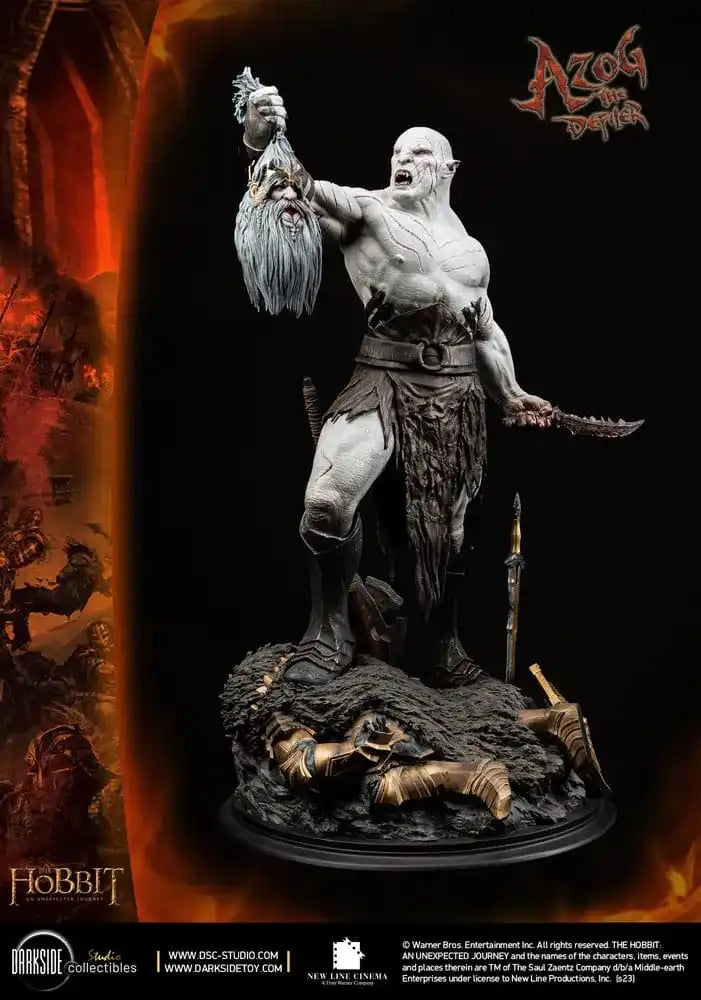 Der Hobbit QS Series Statue 1/4 Azog The Defiler John Howe Signature Edition Edition 68 cm - Smalltinytoystore