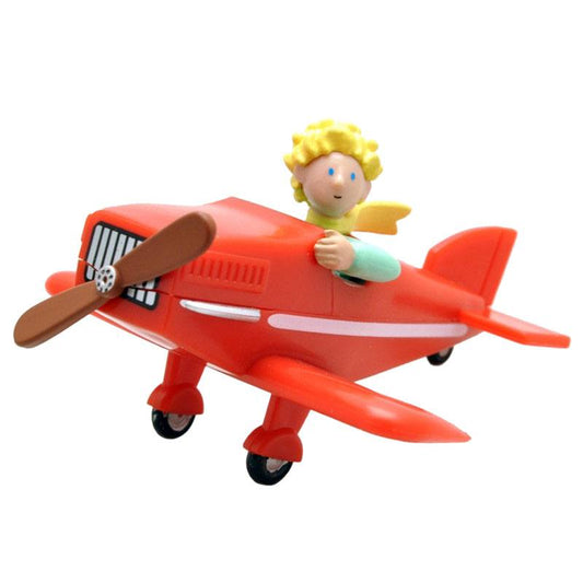 Der Kleine Prinz Figur Der Kleine Prinz im Flugzeug 7 cm - Smalltinytoystore