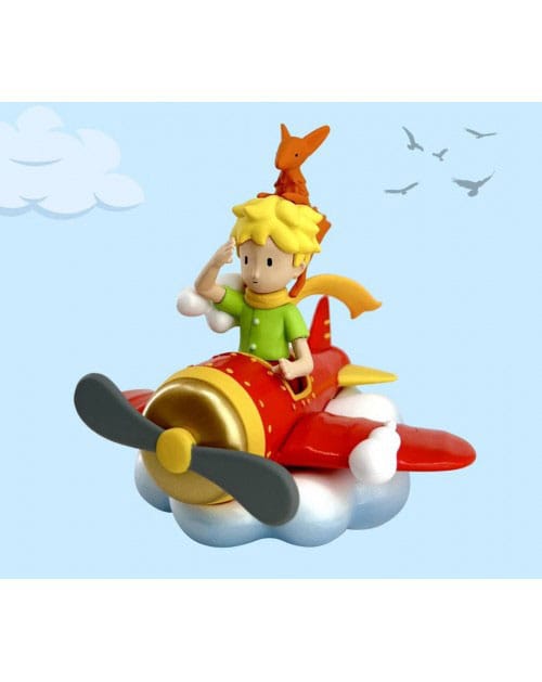 Der Kleine Prinz Figur Little Prince & Fox on the Plane 7 cm - Smalltinytoystore