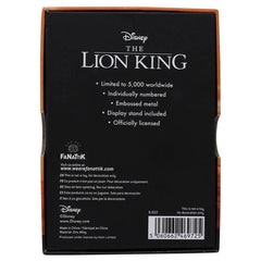 Der König der Löwen Metallbarren Limited Edition - Smalltinytoystore