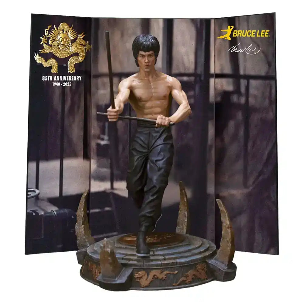 Der Mann mit der Todeskralle My Favourite Movie Statue 1/6 Bruce Lee Kali Sticks Fight Deluxe Basement  Version 30 cm
