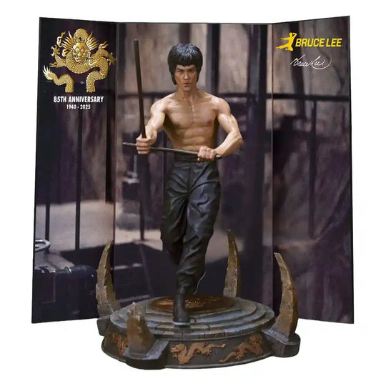 Der Mann mit der Todeskralle My Favourite Movie Statue 1/6 Bruce Lee Kali Sticks Fight Deluxe Basement  Version 30 cm
