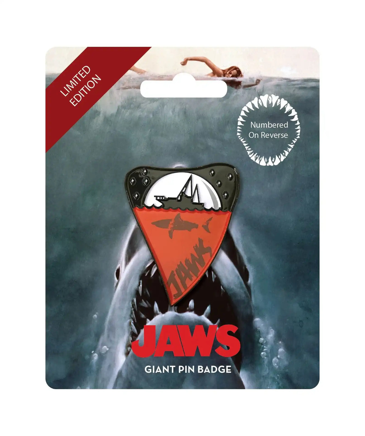 Der weiße Hai Ansteck-Pin Limited Edition - Smalltinytoystore