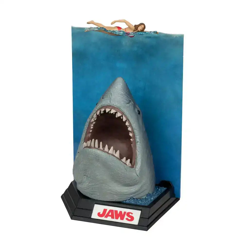 Der weiße Hai Movie Maniacs PVC Statue Jaws (50th Anniversary) 16 cm - Smalltinytoystore
