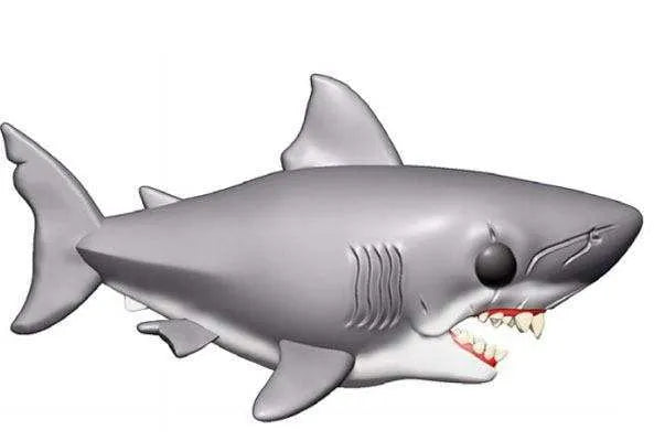 Der weiße Hai Oversized POP! Movies Vinyl Figur Jaws 15 cm - Smalltinytoystore