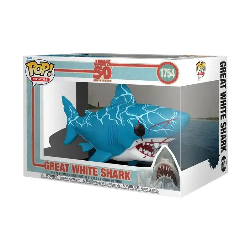 Der weiße Hai Super Sized POP! Vinyl Figur GWS (Retro) 15 cm - Smalltinytoystore