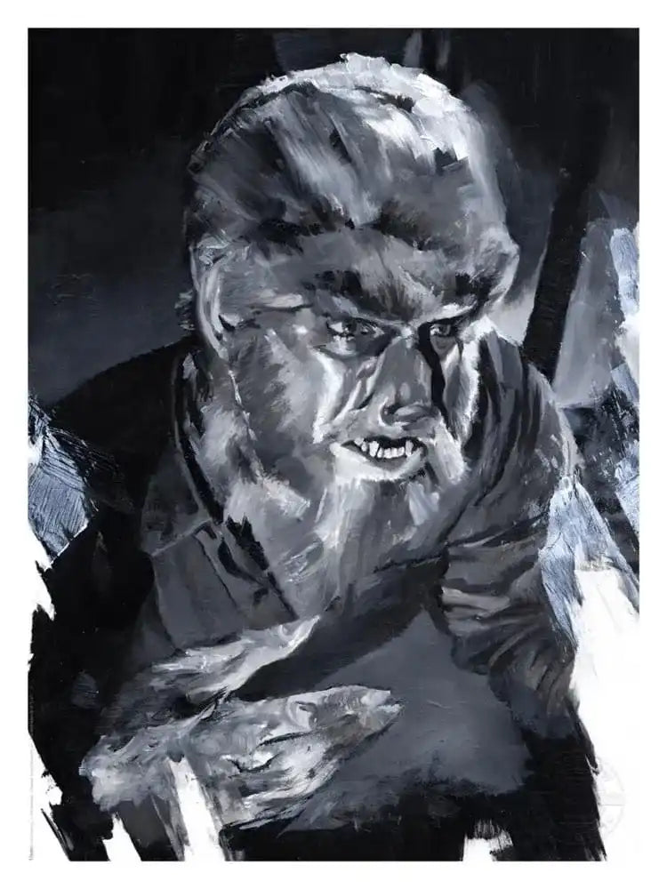 Der Wolfsmensch Kunstdruck The Wolf Man by Chris Valentine 41 x 31 cm - ungerahmt