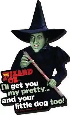Der Zauberer von Oz Funky Chunky Magnet I'll Get You... - Smalltinytoystore