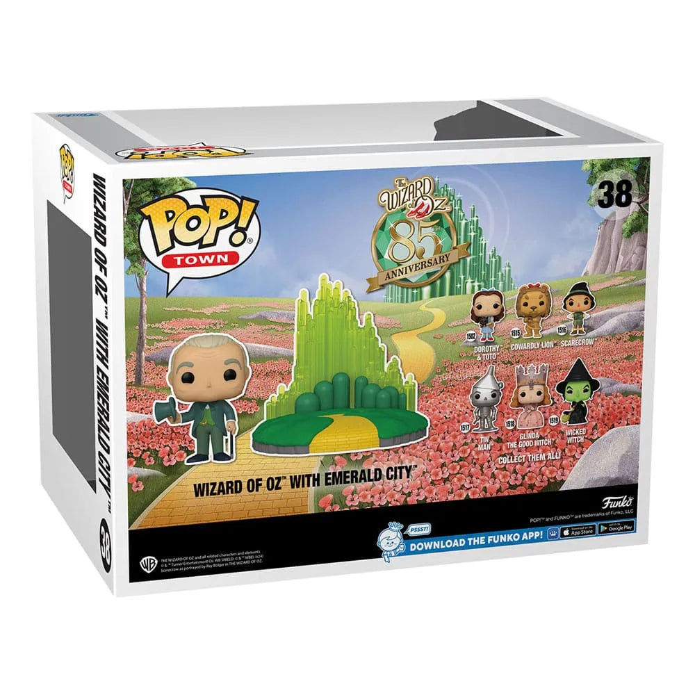 Der Zauberer von Oz POP! Town Vinyl Figur Emerald City w/Wizard 9 cm - Smalltinytoystore