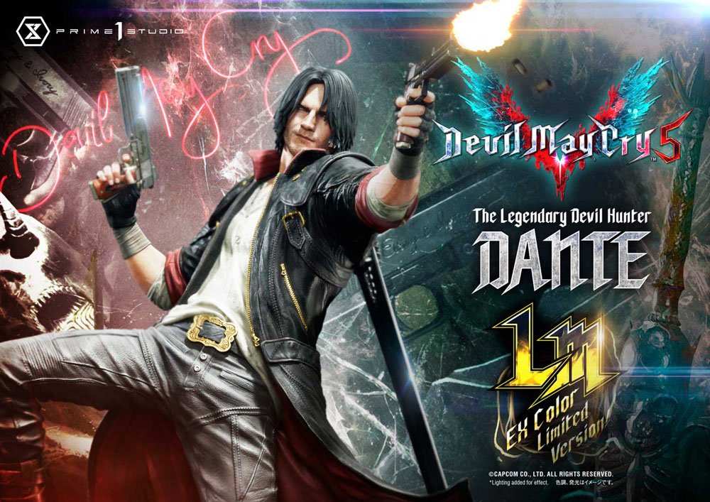 Devil May Cry 5 Statue 1/4 Dante Ex Color Limited Version 77 cm - Smalltinytoystore