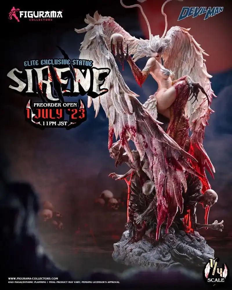 Devilman Elite Exclusive Statue 1/4 Sirene 67 cm - Smalltinytoystore