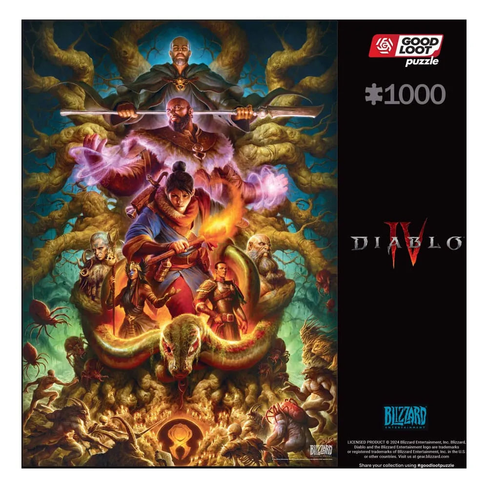 Diablo IV Gaming Puzzle Horadrim (1000 Teile) - Smalltinytoystore