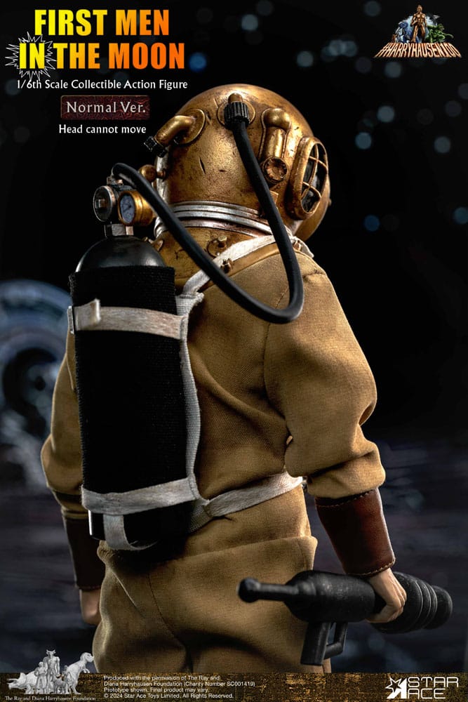 Die erste Fahrt zum Mond Actionfigur 1/6 First Men in the Moon (1964) 30 cm - Smalltinytoystore