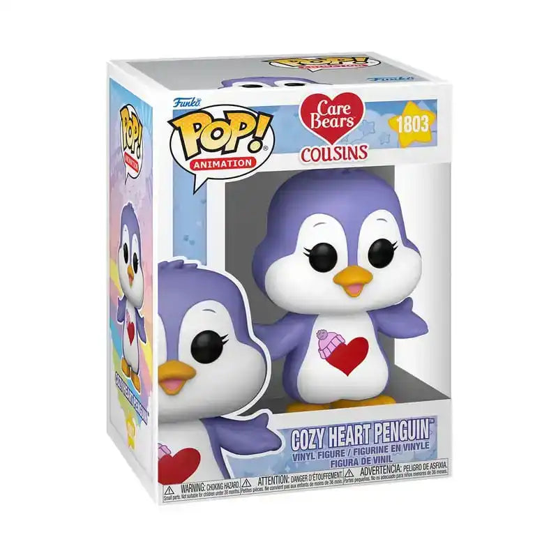 Die Glücksbärchies POP! Animation Vinyl Figur Cozy Heart Penguin 9 cm - Smalltinytoystore