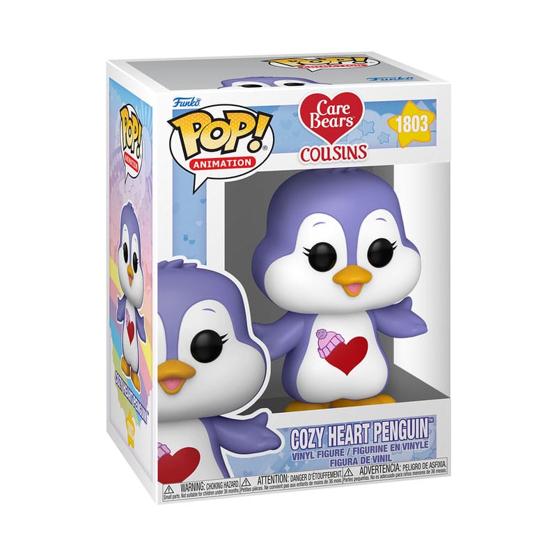 Die Glücksbärchies POP! Animation Vinyl Figur Cozy Heart Penguin 9 cm - Smalltinytoystore