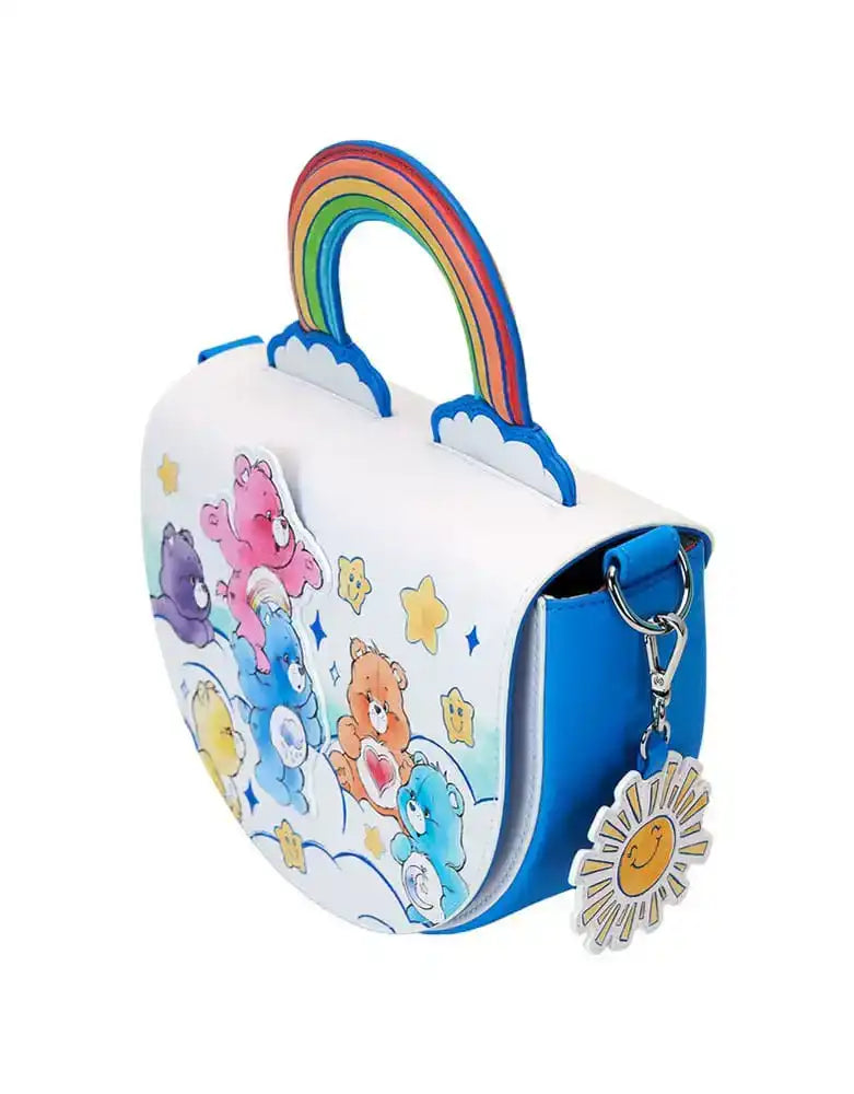 Die Glücksbärchis by Loungefly Umhängetasche Rainbow Handle - Smalltinytoystore
