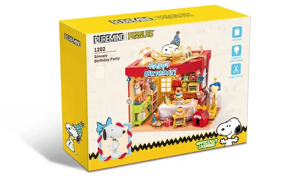 Die Peanuts Puremind Bauset Birthday Party - Smalltinytoystore