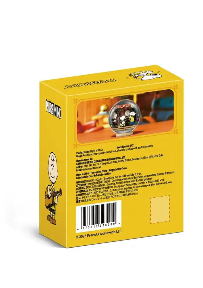 Die Peanuts Puremind Modellbausatz Wooden Theater Globe Night of Music - Smalltinytoystore