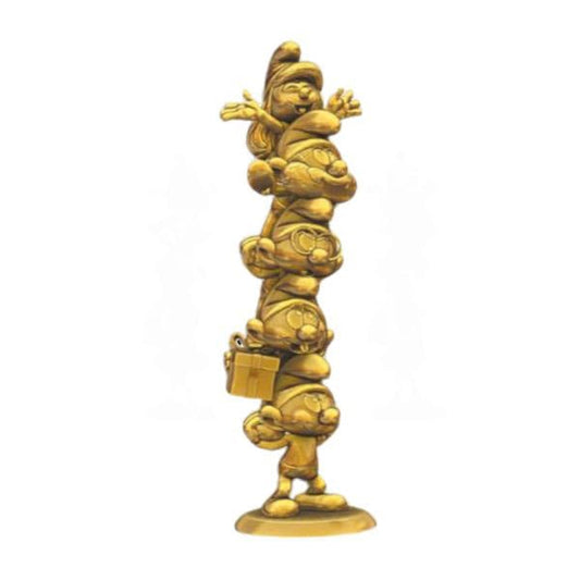 Die Schlümpfe Statue Schlumpfsäule Gold Limited Edition 50 cm - Smalltinytoystore