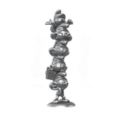 Die Schlümpfe Statue Schlumpfsäule Silver Limited Edition 50 cm - Smalltinytoystore