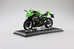 Diecast Bike Series Statue 1/12 Kawasaki Ninja ZX-25R Lime Green×Ebony 16 cm - Smalltinytoystore
