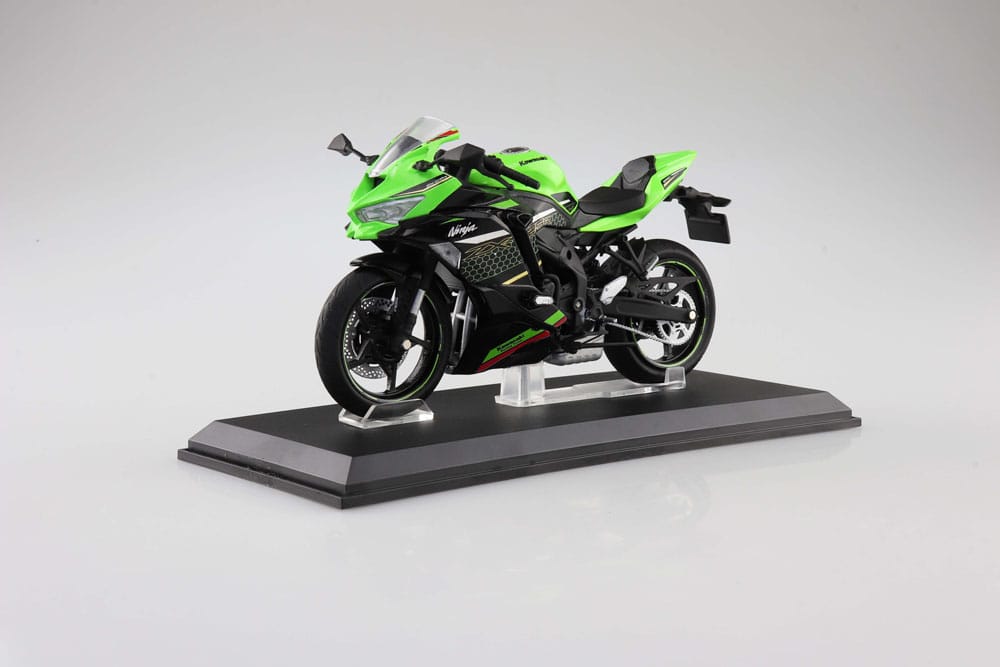 Diecast Bike Series Statue 1/12 Kawasaki Ninja ZX-25R Lime Green×Ebony 16 cm - Smalltinytoystore