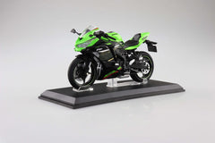 Diecast Bike Series Statue 1/12 Kawasaki Ninja ZX-25R Lime Green×Ebony 16 cm - Smalltinytoystore