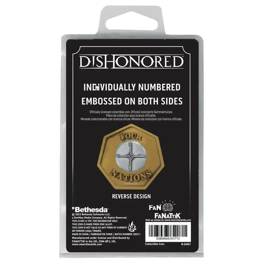 Dishonored Sammelmünze Empress Limited Edition - Smalltinytoystore