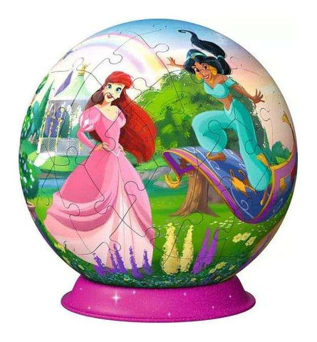 Disney 3D Puzzle Prinzessinnen Puzzle Ball (73 Teile) - Smalltinytoystore