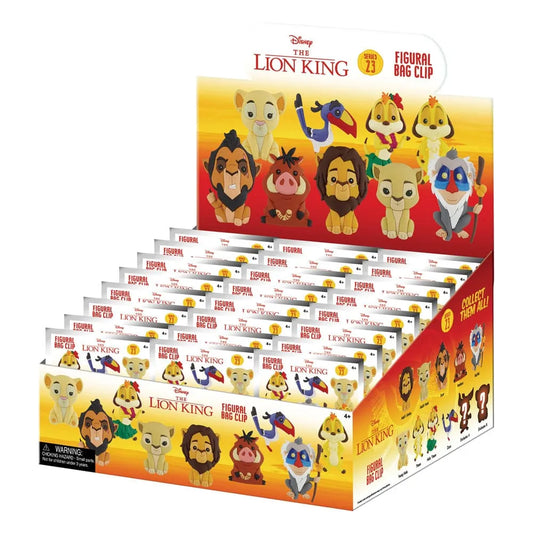 Disney 3D PVC-Taschenanhänger Display Lion King (24) - Smalltinytoystore