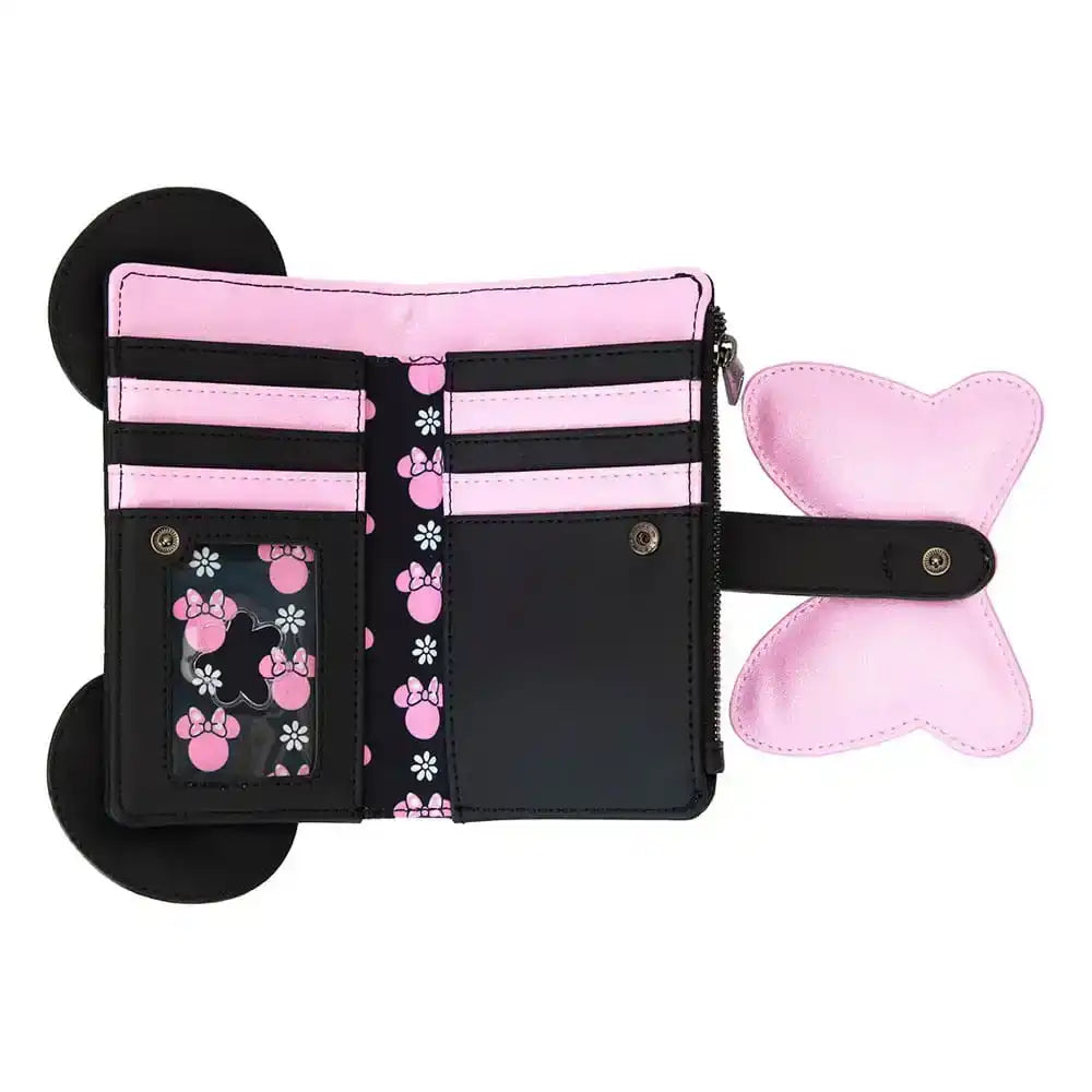 Disney by Loungefly Geldbeutel Minnie Floral Rock the Dots Flap - Smalltinytoystore