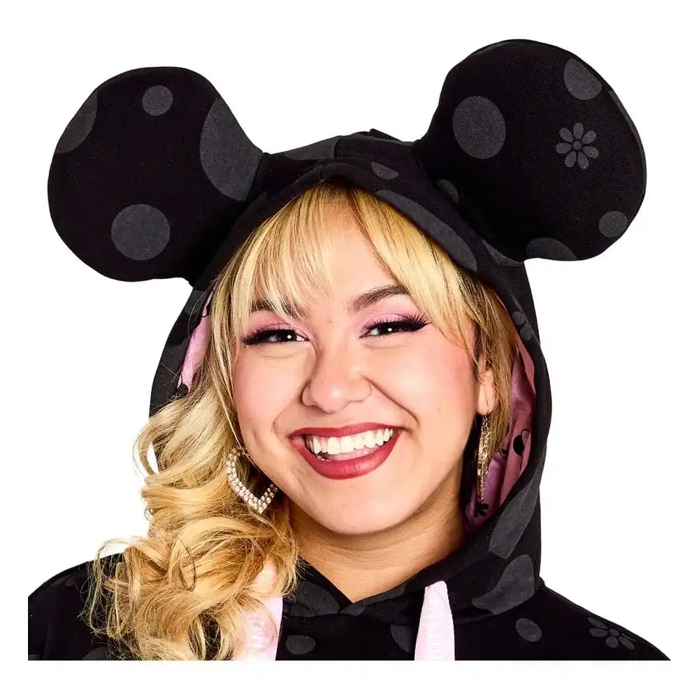 Disney by Loungefly Kapuzenpullover Unisex Minnie Rocks the Dots Florals Größe XL - Smalltinytoystore
