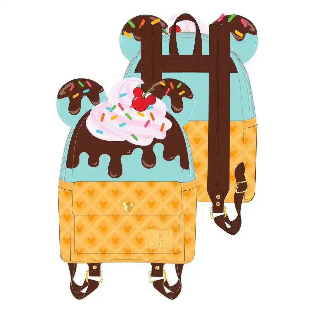 Disney by Loungefly Rucksack Mickey and Minnie Sweets Ice Cream - Smalltinytoystore