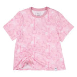 Disney by Loungefly Tee T-Shirt Unisex Hannah Montana Shirred Hem Größe L - Smalltinytoystore