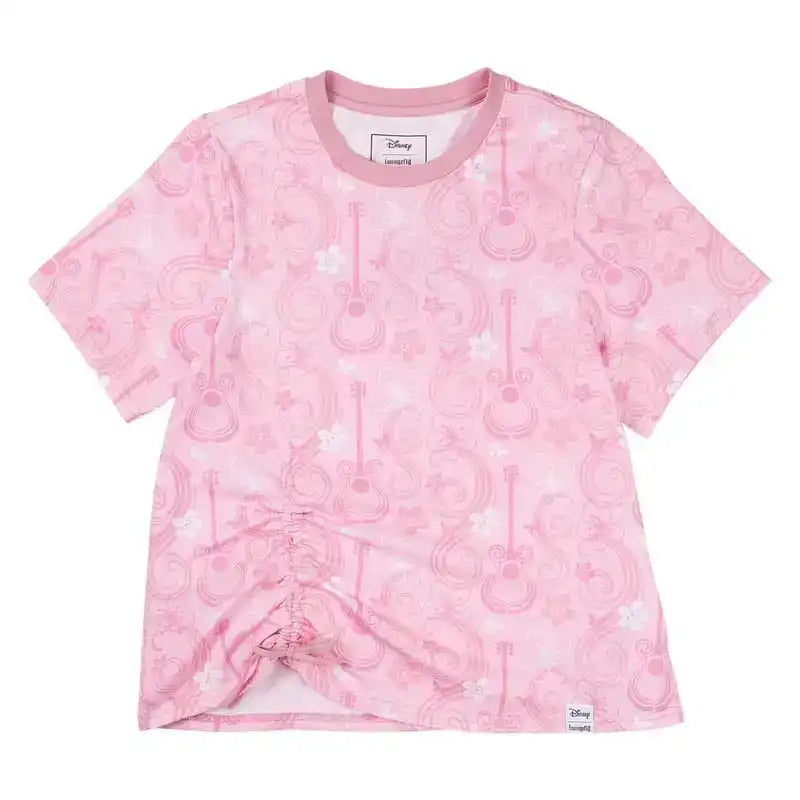 Disney by Loungefly Tee T-Shirt Unisex Hannah Montana Shirred Hem Größe S - Smalltinytoystore