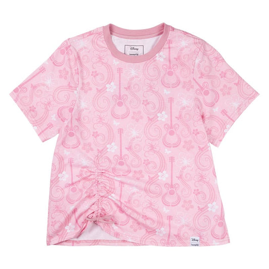 Disney by Loungefly Tee T-Shirt Unisex Hannah Montana Shirred Hem - Smalltinytoystore