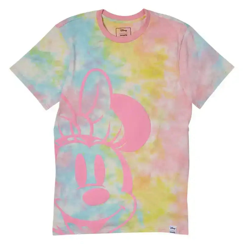 Disney by Loungefly Tee T-Shirt Unisex Minnie Mouse Tie Die Größe M - Smalltinytoystore
