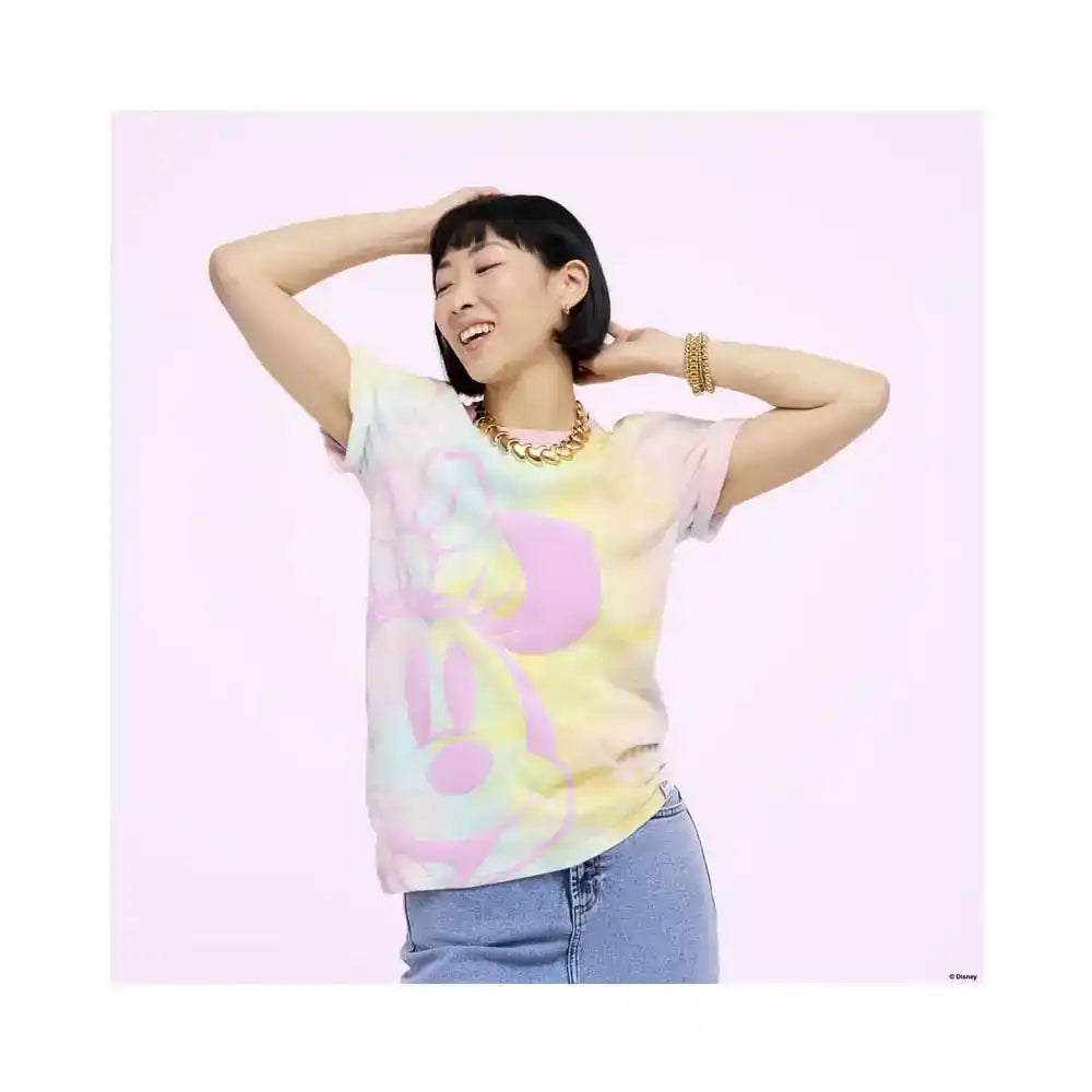 Disney by Loungefly Tee T-Shirt Unisex Minnie Mouse Tie Die Größe M - Smalltinytoystore