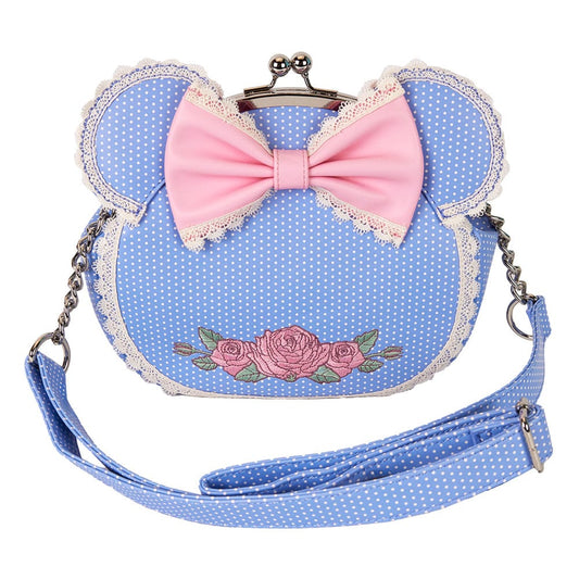 Disney by Loungefly Umhängetasche Minnie Floral and Lace Kisslock - Smalltinytoystore