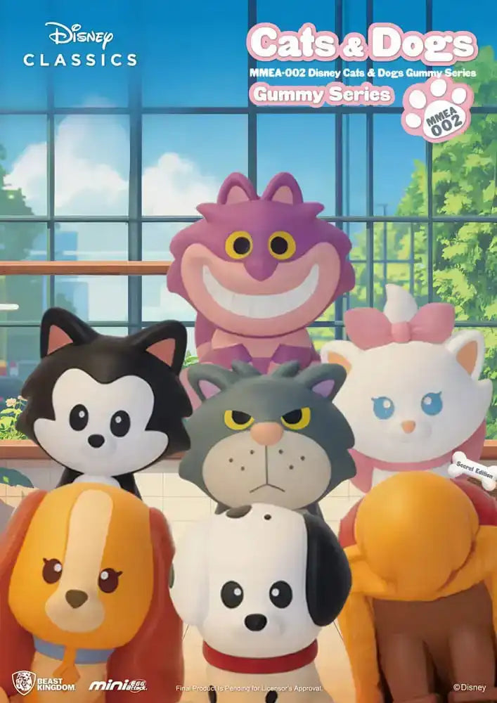 Disney Cats & Dogs Mini Egg Attack Blind Box Figuren Gummy Series Sortiment 3 cm (24)