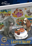 Disney D-Stage PVC Statue Lady and the Tramp 12 cm - Smalltinytoystore