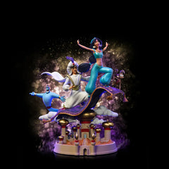 Disney Deluxe Art Scale Statue 1/10 Aladdin and Yasmine 30 cm - Smalltinytoystore