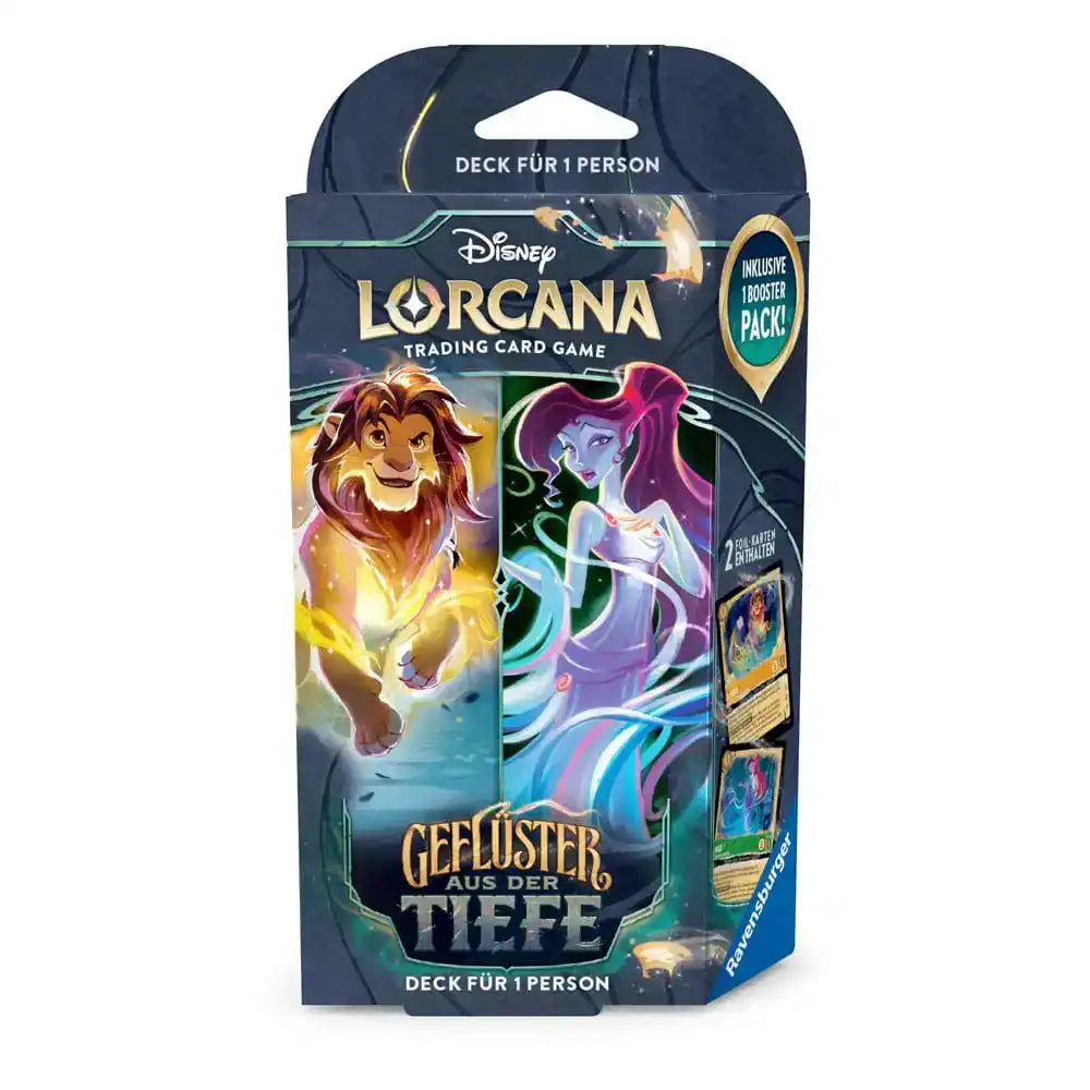 Disney Lorcana TCG Geflüster aus der Tiefe Starter Decks Display (8) *Deutsche Edition*