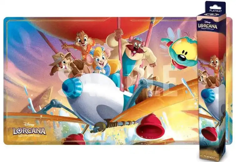 Disney Lorcana TCG Spielmatte Chip und Chap - Die Ritter des Rechts - Smalltinytoystore
