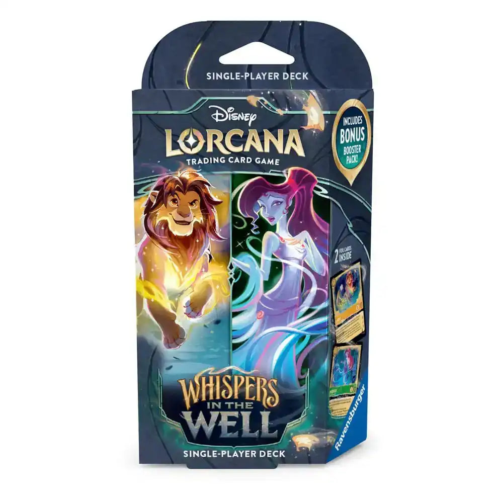 Disney Lorcana TCG Whispers in the Well Starter Decks Display (8) *Englische Edition*